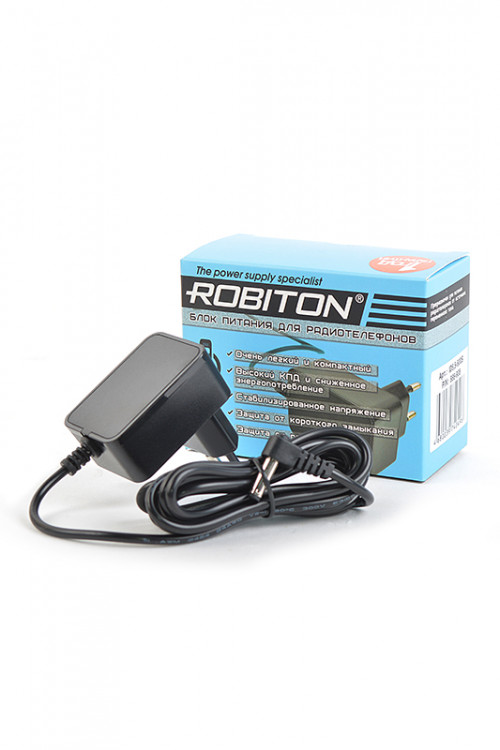 Адаптер/блок питания ROBITON ID5,5-500S угловой 4,8x1,7/15 (+)
