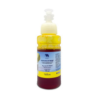 NV Print NVP-INK-T6644Y Чернила T6644 (C13T66444A) для Epson L100, L110, L120, L132, L200, L210, L222, L300, L312, L350, L355, L362, L366, L456, L550, L555, L566, L1300, L386, L486, L121, L3050, L3060, L3070, L364, L382,  L605, L655, L1455 (70 ml) Yellow 