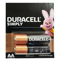 Батарейка DURACELL SIMPLY LR6 отрывной блок BL2 (Комплект 2 шт.)