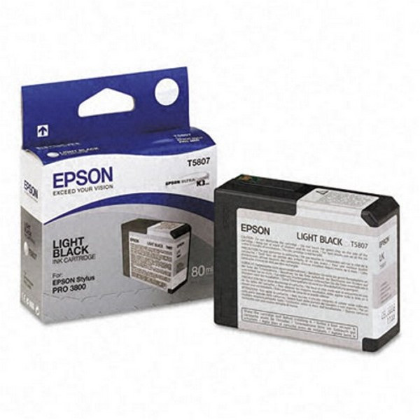 Epson C13T580700 Картридж серый T5807 для Epson Stylus Pro 3800/3880 (80 мл)