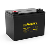 Energon Delta GPL 1233 Аккумуляторная батарея REVOLTER (DELTA) GPL 1233 (12В / 33Ач, Тип: AGM, Клемма: Болт М6, ДхШхВ: 196x130x155мм (Полная высота: 156мм), срок службы: 10 лет, Гарантия: 1г, вес: 10кг)