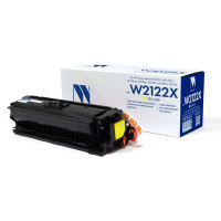 NV Print NVP-W2122XY Картридж совместимый NV-W2122X Yellow для HP Color LaserJet M555X / M555dn / M554dn / M578z / M578f / M578dn / M578c (10000k)