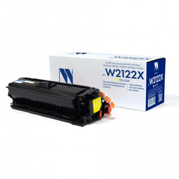 NV Print NVP-W2122XY Картридж совместимый NV-W2122X Yellow для HP Color LaserJet M555X / M555dn / M554dn / M578z / M578f / M578dn / M578c (10000k) NVP-W2122XY, Совместимость: HP Color LaserJet M555X / M555dn / M554dn / M578z / M578f / M578dn / M578c, ресурс: 10000 стр.