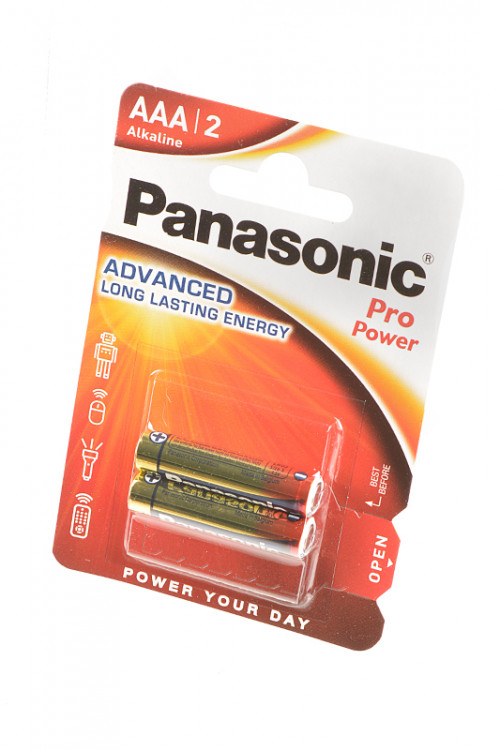 Батарейка Panasonic Pro Power LR03PPG/2BP LR03 BL2 (Комплект 2 шт.)