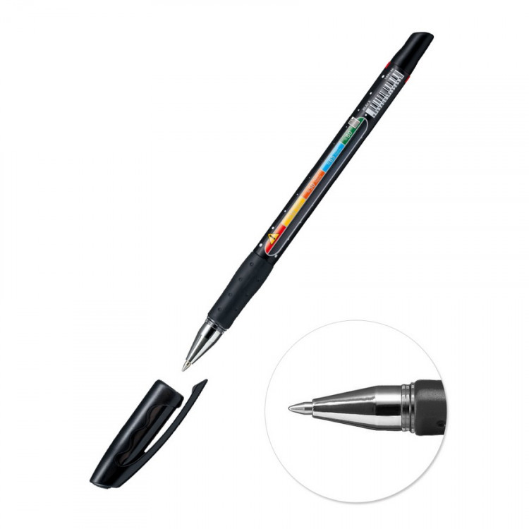 Ручка шариковая Stabilo Exam Grade 588G, 0,4 мм., черная (STABILO 588/G-46)