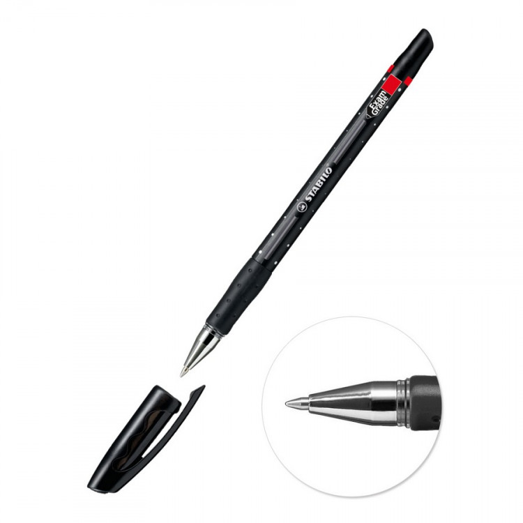 Ручка шариковая Stabilo Exam Grade 588G, 0,4 мм., черная (STABILO 588/G-46)