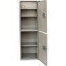 Шкаф металлический для документов BRABIX "KBS-023Т", 1253х420х350 мм, 27,5 кг, 2 отделения, сварной, 291155