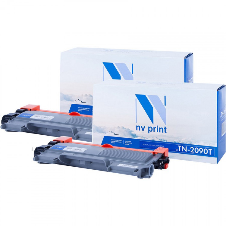 NV Print NVP-TN2090T/TN2275TU-SET2 Картридж совместимый NV-TN-2090T / TN-2275T UNIV-SET2 для Brother DCP-7057WR /  HL-2132R /  DCP-7060DR /  DCP-7065DNR /  DCP-7070DWR /  HL-2240 /  HL-2240DR /  HL-2250DNR /  MFC-7360NR (2500k) (2 шт)