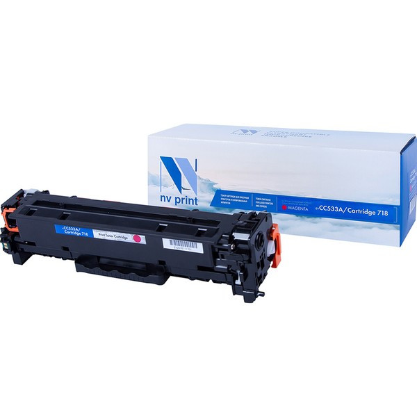 NV Print NVP-CC533A/718M Картридж совместимый NV-CC533A / NV-718 Magenta универсальные для HP / Canon Color LaserJet CP2024 /  CP2024n /  CP2024dn /  CP2025 /  CP2025n /  CP2025dn /  CP2026 /  CP2026n /  CP2026dn /  CP2027 /  CP2027n /  CP2027dn /  LBP 72