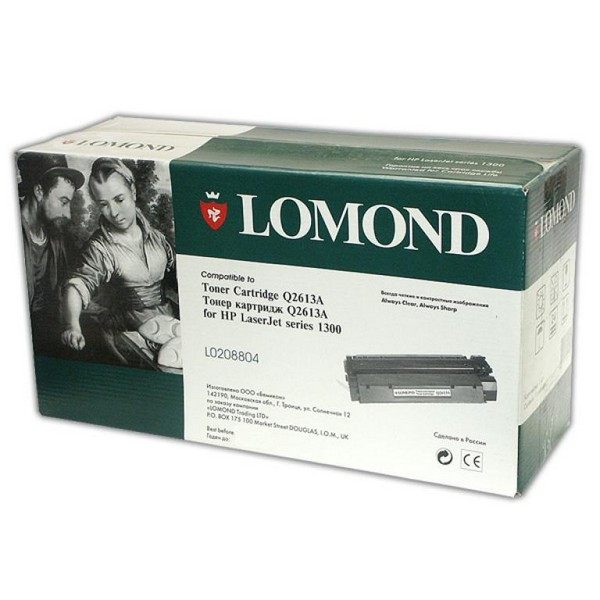 Lomond L008804 Q2613A Совместимый Картридж чёрный (2,5K) для HP LaserJet 1300**