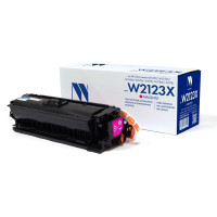 NV Print NVP-W2123XM Картридж совместимый NV-W2123X Magenta для HP Color LaserJet M555X / M555dn / M554dn / M578z / M578f / M578dn / M578c (10000k)