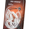 Наушники Pro Legend Bass PL5003 затычки, белые 20-20kHz, 106#3dB, 32Ом, плоский шнур 1м, gold BL1