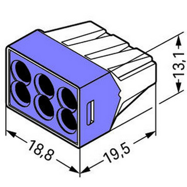 Экспресс-клемма BLACKMOR 773-326/4 6х2.5 Cu Комплект 3шт.