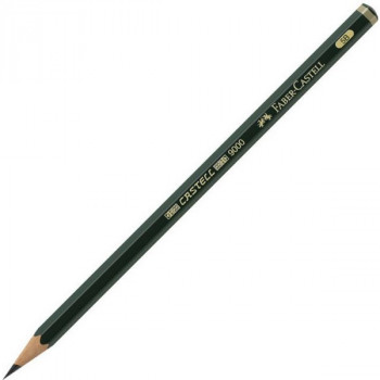 Карандаш чернографитный Faber-Castell CASTELL 9000 5B (Faber-Castell 119005) Карандаш чернографитный