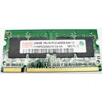 Модуль памяти SO-DIMM DDR2 533 PC4200 256Mb Hynix (Hynix HYMP532S64P6-C4 AA) Модуль памяти SO-DIMM DDR2 533 PC4200 256Mb Hynix