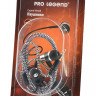 Наушники Pro Legend Metall PL5004 затычки, ткань, черно-белые, 20-20kHz, 102#3dB, 32 Ом, шнур 1м, gold BL1