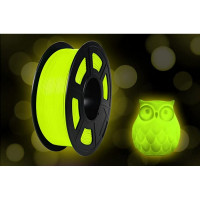 NV Print NVP-3D-PLA-NOCT-YELLOW Филамент NVPRINT PLA Noctilucent (Glow In the Dark) Yellow для 3D печати диаметр 1.75мм  длина 330 метров  масса 1 кг
