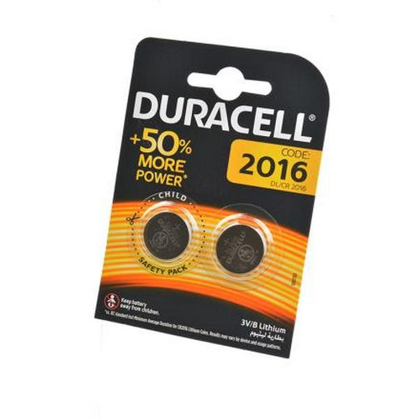 Батарейка DURACELL CR2016 BL2 (Комплект 2 шт.)