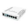 MikroTik CSS106-5G-1S Коммутатор MikroTik RouterBoard RB260GS (5x Gigabit Ethernet Smart Switch, SFP cage, plastic case, SwOS)