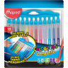 Фломастеры MAPED Color Peps Long Life, средний пишущий узел, смываемые, набор 12 цветов (MAPED 845045)*