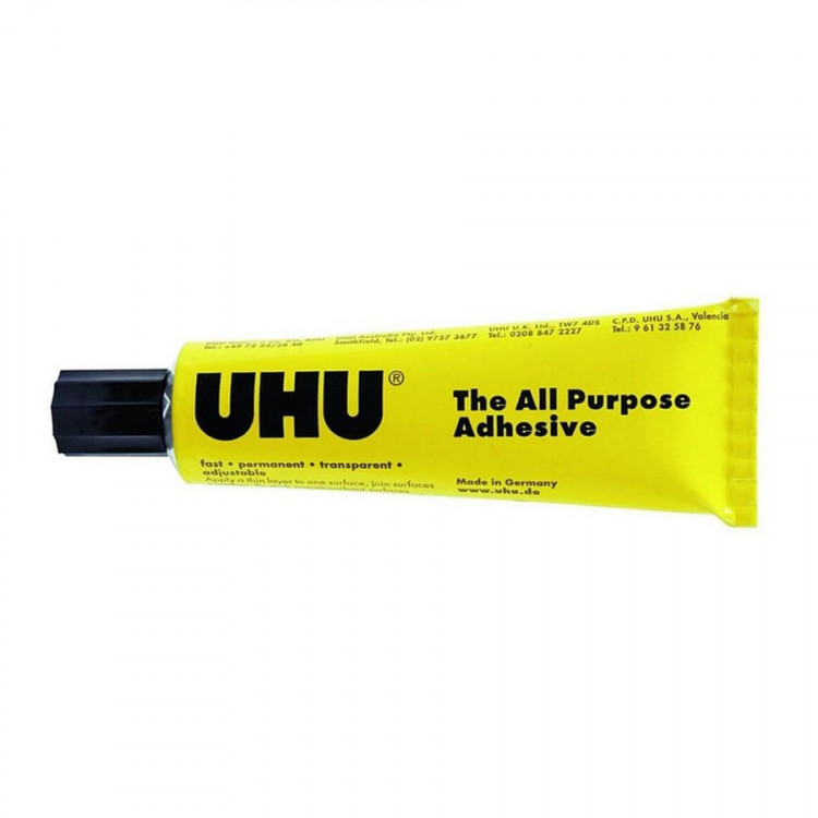 Клей универсальный UHU Alleskleber (All Purpose), прозрачный,  60 мл. (UHU 40981)