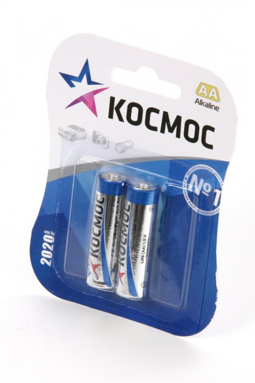 Батарейка КОСМОС LR6 BL2 (Комплект 2 шт.)