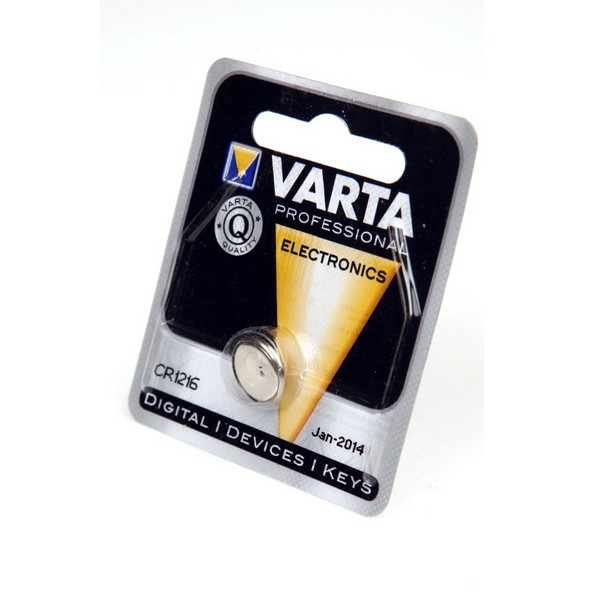 Батарейка VARTA CR1216 6216 BL1 Уценка: Использовать до 10/2023