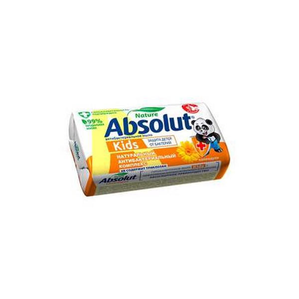 Мыло Absolut Nature Kids мыло твердое антибактериальное Календула 90г