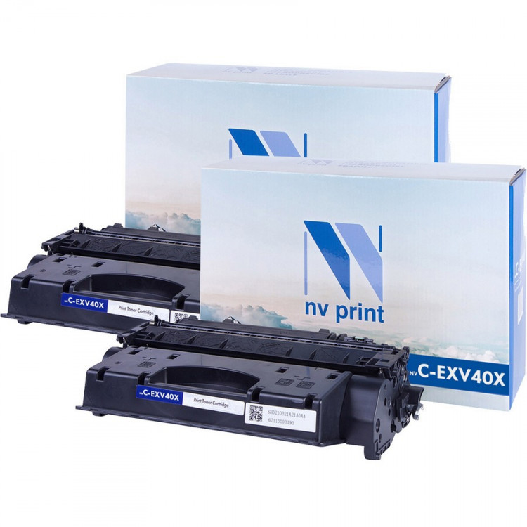 NV Print NVP-CEXV40X-SET2 Картридж NVР совместимый NV-C-EXV40X-SET2 для Canon IR 1133 /  1133A /  1133iF (6000k) (2 шт)