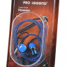 Наушники Pro Legend Bass PL5005 затычки, ткань, синие, 20-20kHz, 102#3dB, 32 Ом, шнур 1м, gold BL1
