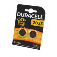 Батарейка DURACELL CR2025 BL2 (Комплект 2 шт.)