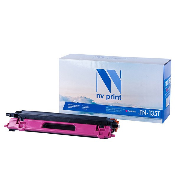 NV Print NVP-TN135TM Картридж совместимый NV-TN-135T Magenta для Brother DCP-9040CN,  HL-4040CN,  HL-4050CDN,  MFC-9440CN,  MFC-9450CDN (4000k)