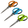 Ножницы BRAUBERG 19 см ULTRA COLOR, резиновые ребристые вставки, цвет ассорти, 1 шт. (BRAUBERG 237456)