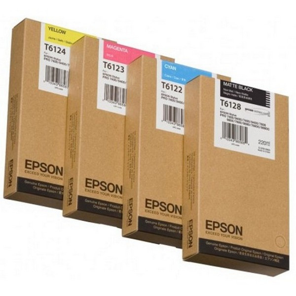 Epson C13T612200 Картридж голубой Epson Stylus Pro 7450/9450 (220 мл)