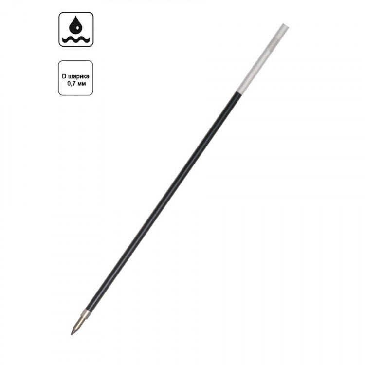 Стержень для шариковой ручки PENAC Soft Glider, Soft Glider+, Stick Ball, CH-6, 0,7 мм, черный , 1 шт. (PENAC BR14007-06)