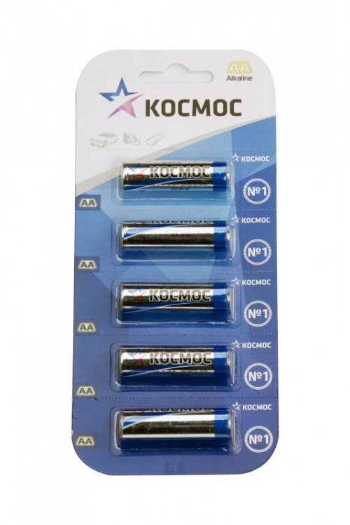 Батарейка КОСМОС LR6 BL5 (Комплект 5 шт.)