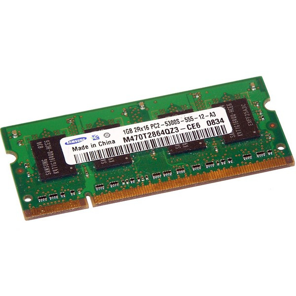 SO-DIMM DDR2 667 PC5300 1 Gb Samsung M470T2864QZ3-CE6