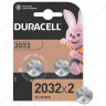 Батарейка DURACELL CR2032 BL2 (Комплект 2 шт.)