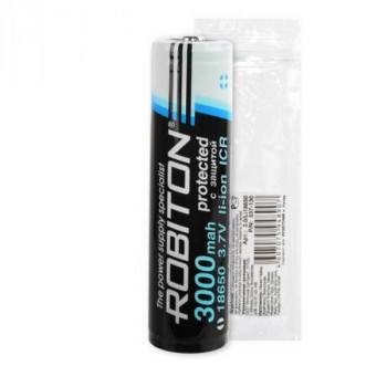 Аккумулятор ROBITON Li3.0/18650 (Samsung ICR18650-30B) с защитой PK1 Тип: Li-ICR3000-18650Цена: за 1 шт.