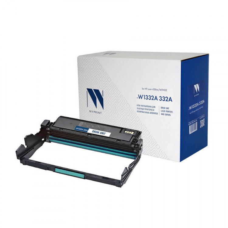 NV Print NVP-W1332A 332A Блок фотобарабана совместимый NV-W1332A 332A для HP Laser 408dn / MFP432 (30000k)