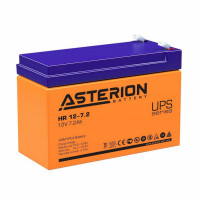 Energon Delta ASTERION HR 12-7.2 F1 Аккумуляторная батарея ASTERION (DELTA) HR 12-7.2 F1(12В / 7,2Ач, Тип: AGM, Клемма: F1, ДхШхВ: 151х65х94мм (Полная высота: 100мм), срок службы: 8 лет, Гарантия: 1г, вес: 2,5кг)