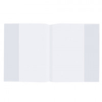 Обложка ПП для тетрадей и дневников, 35 мкм, 210х350 мм, прозрачная, ПИФАГОР, 225182