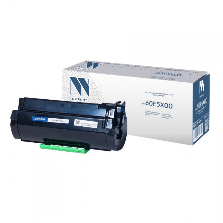 NV Print NVP-60F5X00 Картридж совместимый NV-60F5X00 для Lexmark LaserPrinter-MX510 / MX511 / MX611 (20000k)