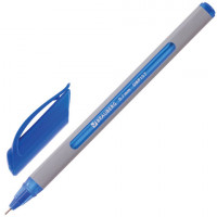 Ручка шариковая BRAUBERG Extra Glide Soft Grey, 0,7/0,35 мм, синяя (BRAUBERG 142929)