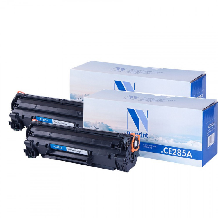 NV Print NVP-CE285A-SET3 Картридж совместимый NV-CE285A-SET3 для HP LaserJet Pro M1132 /  M1212nf /  M1217nfw /  P1102 /  P1102w /  P1102w /  M1214nfh /  M1132s (1600k) (3 шт)
