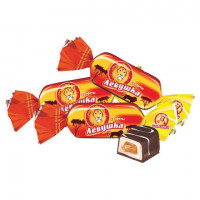 Конфеты шоколадные СЛАВЯНКА "Лёвушка", желейные со сгущенным молоком, 1000 г, пакет, 40664