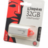 Носитель информации KINGSTON USB 3.1/3.0/2.0  32GB  DataTraveler G4  белый c красным BL1