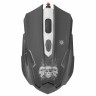 Мышь проводная игровая DEFENDER Skull GM-180L, USB, 5 кнопок + 1 колесо-кнопка, оптическая, черная, 52180