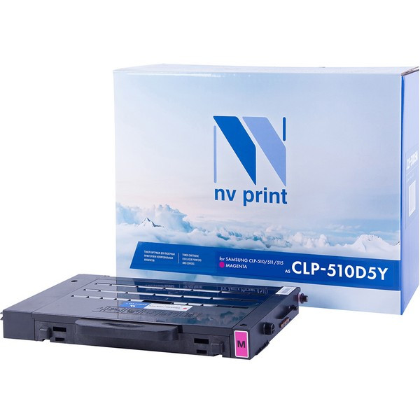 NV Print NVP-CLPM510D5M Картридж совместимый NV-CLP-M510D5 Magenta для Samsung CLP 510 /  510N /  515 /  515N (5000k)