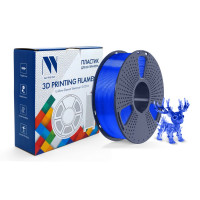 NV Print NVP-3D-PLA-TRANSP-BLUE Филамент PLA Transparent Blue для 3D печати диаметр 1.75мм  длина 330 метров  масса 1 кг